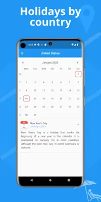 Calendar 2023 in English android App screenshot 4